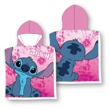 Pončo Lilo and Stitch pink 55/110