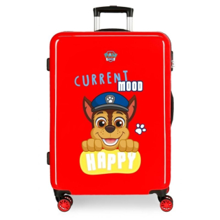 Cestovní kufr ABS Paw Patrol Playful red 68 cm