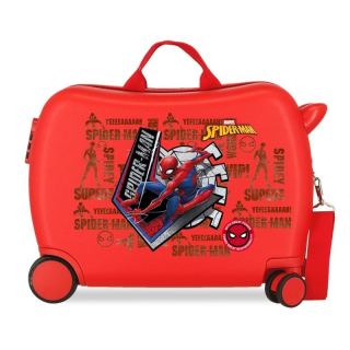 Dětský kufřík na kolečkách Spiderman Great Power red MAXI