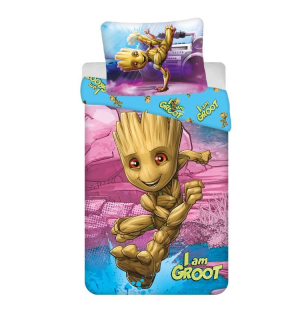 Povlečení Groot I am Groot 140/200, 70/90